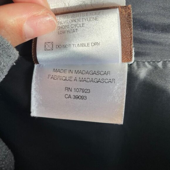 Vintage Moncler Down Puffer Coat | Black Long Quilted Jacket | Women’s Size 3 M - Picture 8 of 8